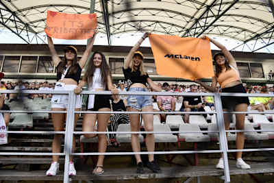 Orange steht nicht nur für Fans von Max Verstappen