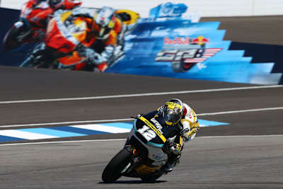 Tom Lüthi drehte nach seinem Sturz die neuntschnellste Runde