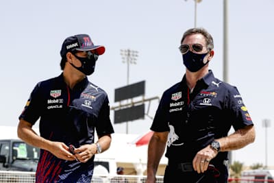 Sergio Pérez und Christian Horner
