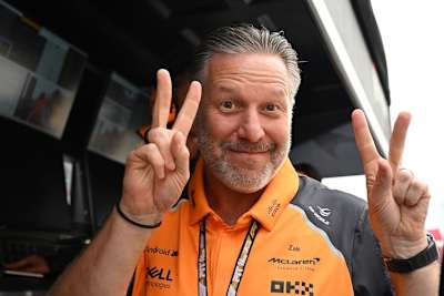 McLaren-CEO Zak Brown freute sich in Ungarn über den 200. GP-Sieg von McLaren