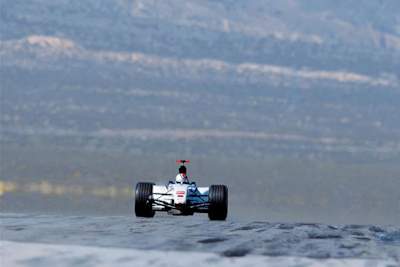 Alan van der Merwe beim «Projekt 400» mit BAR-Honda