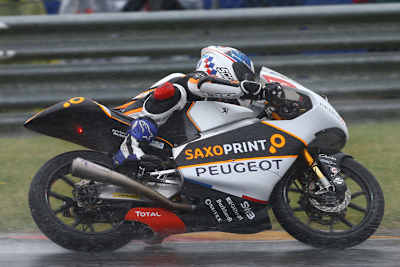 John McPhee zeigte im Regen eine gute Leistung