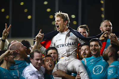 Nico Rosberg nach seinem WM-Titel 2016