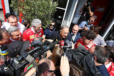 Sergio Marchionne hält Hof