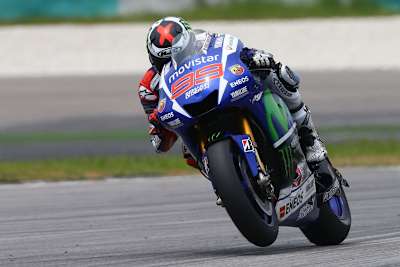 Jorge Lorenzo auf der Movistar-Yamaha in Malaysia