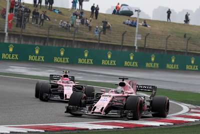 Sergio Pérez kam trotz eines verpatzten Rennstarts als Neunter ins Ziel