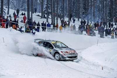 Harri Rovanperä bei seinem einzigen 2001 in Schweden