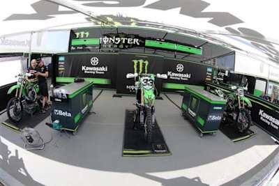 Kawasaki ist in der MXGP 2019 vom Pech verfolgt