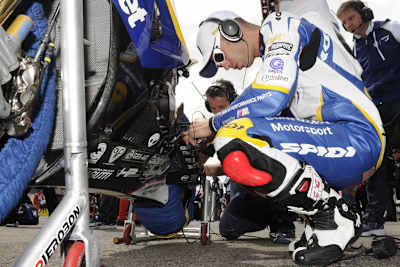 Marco Melandri war in Lauf 2 chancenlos