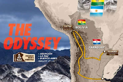 Die Route der Rallye Dakar 2017