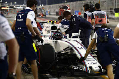 Lance Stroll hielt es im Williams kaum mehr aus