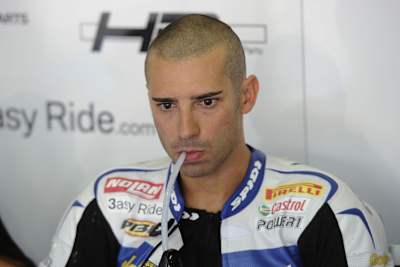 Marco Melandris Gesicht spricht Bände