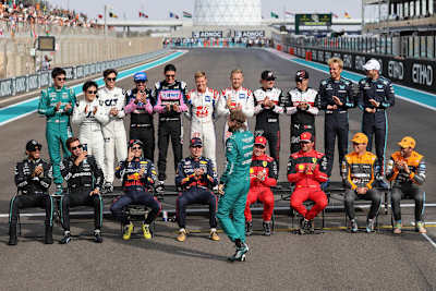 Das Formel-1-Feld in Abu Dhabi 2022