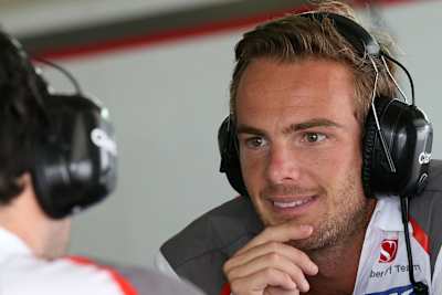 Giedo van der Garde freut sich