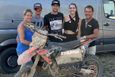 Marcel Stauffer (Mitte) ist auch immer wieder in der MX2-WM zu sehen