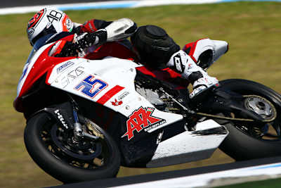 Alex Baldolini erreichte den siebten Platz in Phillip Island