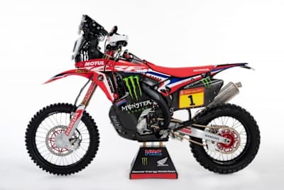 So sieht die Honda CRF450 Rally von Ricky Brabec aus