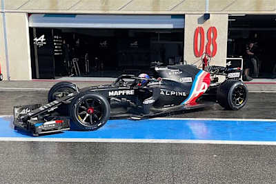 Daniil Kvyat in Le Castellet