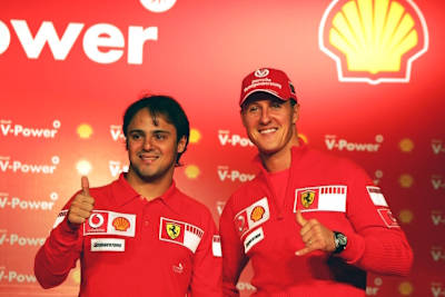 Felipe Massa und Michael Schumacher 2006