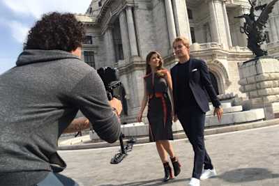 Nico Rosberg bei einem PR-Termin in der Innenstadt