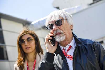 Bernie Ecclestone mit Gattin Fabiana