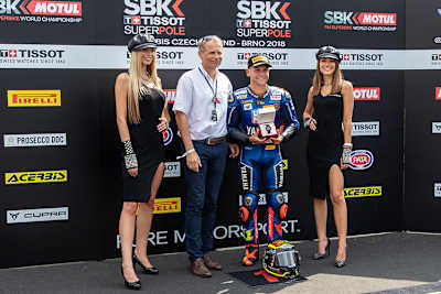 Sandro Cortese fuhr zum dritten Mal dieses Jahr auf Startplatz 1