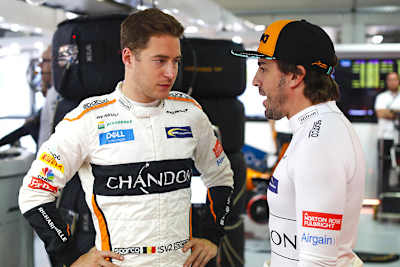 Stoffel Vandoorne und Fernando Alonso