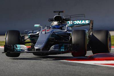 Valtteri Bottas im Silberpfeil