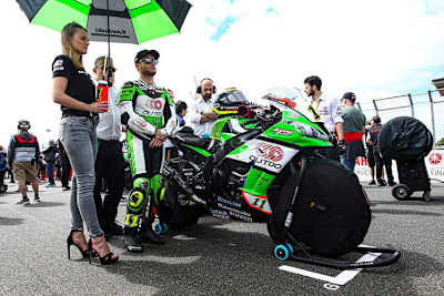 Kawasaki-Pilot Sandro Cortese