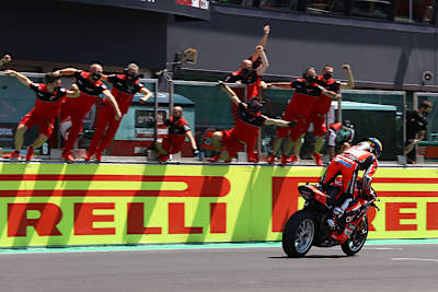 Ducati feiert Michael Ruben Rinaldi