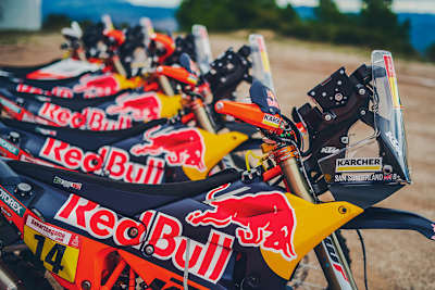 KTM verwendet seit der Dakar 2018 die neue Maschine