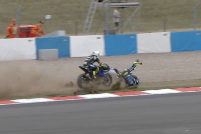 Hannes Soomer verfehlte den gestürzten Hobelsberger nur knapp