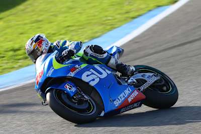 2015 konkurrenzfähig? Maverick Viñales auf der Suzuki GSX-RR