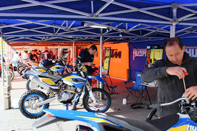 Am Sachsenring steht schon alles bereit