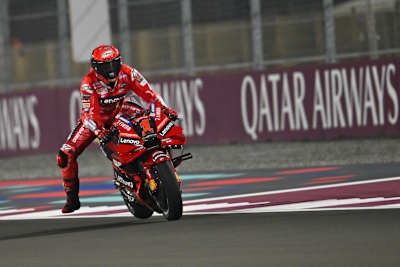 Pecco Bagnaia am Freitag in Losail