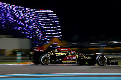 Romain Grosjean wird auch 2014 für Lotus fahren