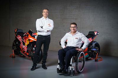 Pit Beirer (rechts) mitr Teammanager Francesco Guidotti