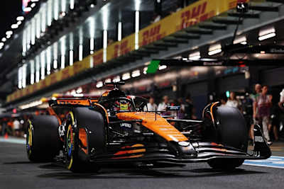 McLaren dominierte im dritten Training in Jeddah. Oscar Piastri (im Bild) landete knapp hinter seinem Teamkollegen Lando Norris