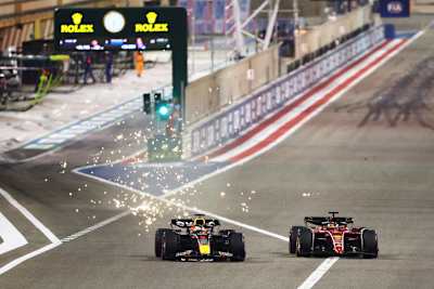 Max Verstappen gegen Charles Leclerc in Bahrain