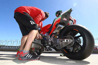 «Die Aprilia hat viel Potenzial», glaubt Eugene Laverty