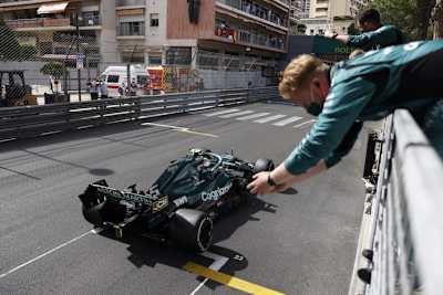 Sebastian Vettel wurde 2021 in Monaco Fünfter