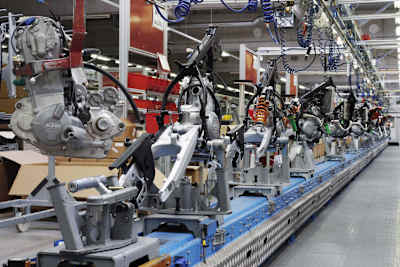 Insgesamt stand die Produktion bei KTM sechs Monate still