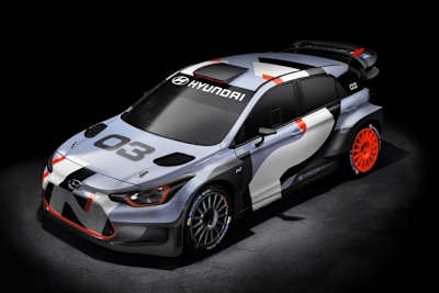 Der neue Hyundai i20 WRC mit fünf Türen auf der IAA