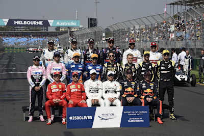 Die GP-Piloten beim Saisonbeginn in Australien