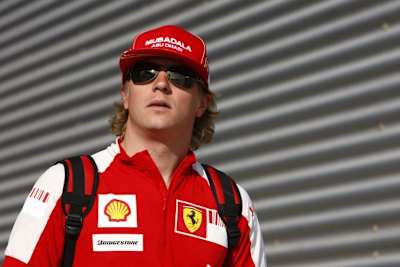 Kimi Räikkönen punktet sich im Vorderfeld fest