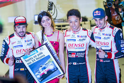 Fernando Alonso, Kazuki Nakajima und Sébastien Buemi in Le Mans