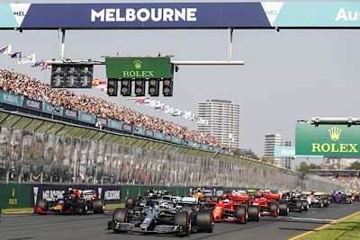 Start zum Grossen Preis von Australien