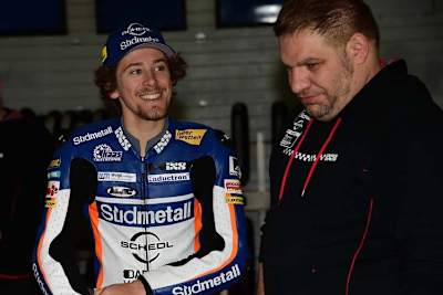 Philipp Öttl und Mechaniker Timo Dinkel