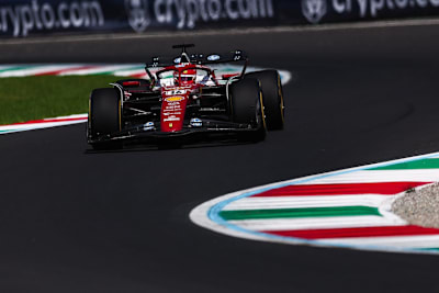 Charles Leclerc in Monza