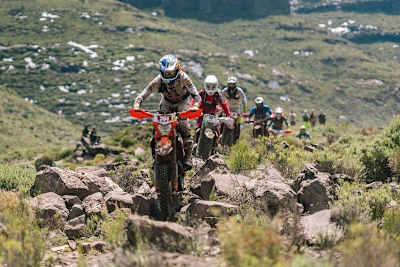 Das Feld bei der Roof of Africa. Hier vorne im Bild: Manuel Lettenbichler